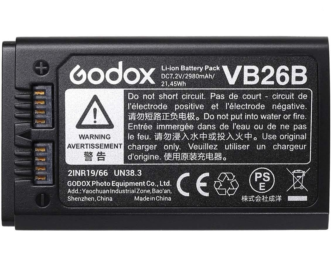 Godox VB26B V1 V860III対応 リチウム バッテリー 2980mAh 7.2V – ユア