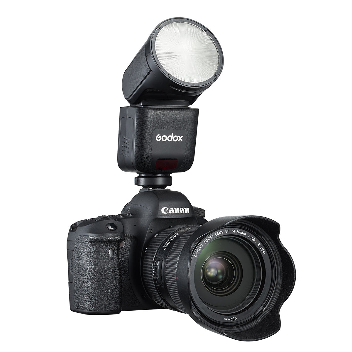 Godox V1mid-N V1 mid for Nikon ニコン対応 ラウンドヘッド ストロボ フラッシュ 55Ws TTL HSS USB-C対応リチウムバッテリー タッチスクリーン 2Wモデリングランプ Godox Optical System