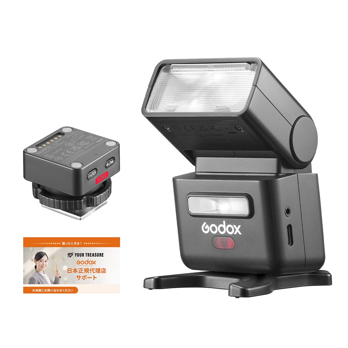 Godox iT32 Kit iFlash カメラフラッシュ TTL HSS対応 2.4G フル発光510回【X5トリガー付】