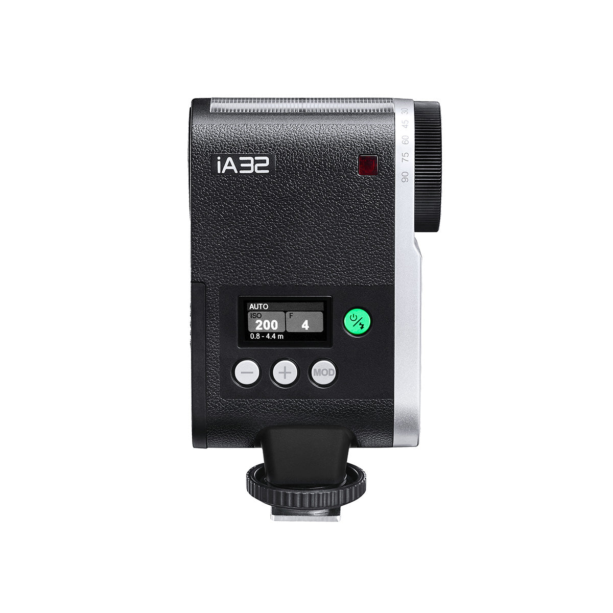 Godox iA32 ミニフラッシュ GN15 S1/S2調光 8段階(1/128~1/1) フルパワー490回 6200K±200K 単三電池