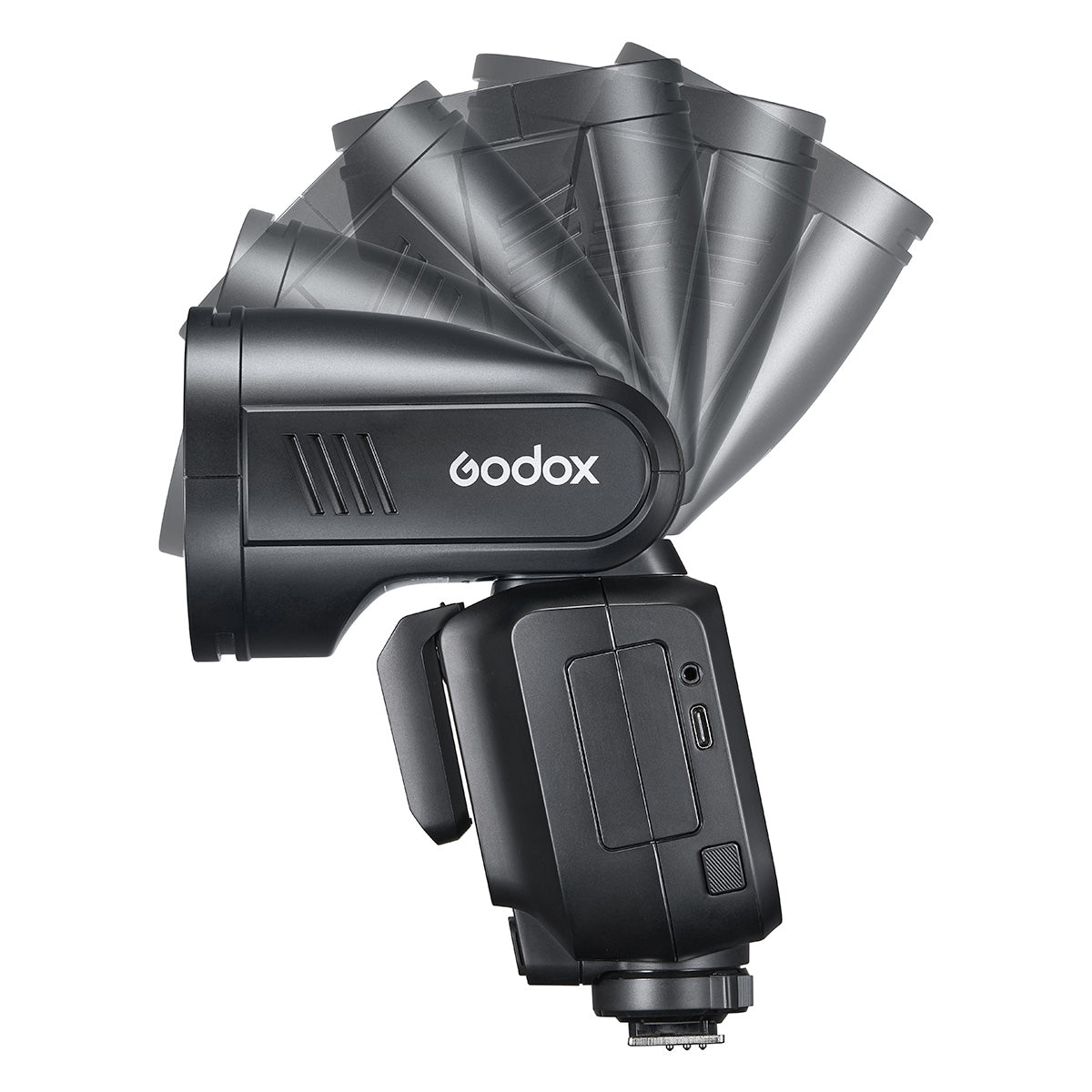 Godox V100 V100-F for Fujifilm TTL リチウムイオン ラウンドヘッド フラッシュ 100W リサイクルタイム1.7秒 400回フルパワー 2.4G 【日本語説明書/技適マーク】