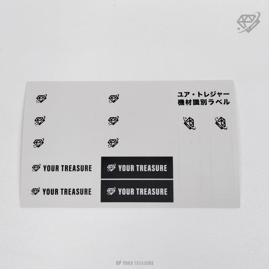 ユア・トレジャー限定✨️機材識別ラベル初めました