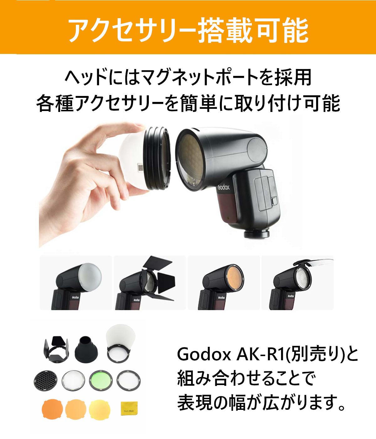 国内正規代理店]Godox V1-N 充実サポート V1N V1 Nikon対応 PSE