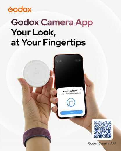 Godox A2 スマートフォン用フラッシュ キセノンストロボ TTL自動調光 HSS 1/8000秒 MagSafe対応 LED補助光 NFC接続 iPhone対応
