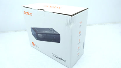 【アウトレット品】Godox AD200Pro II AD200ProII AD200 後継機 200Ws TTL カラースクリーン ワンタップ同期 16色グループインジケーター バイカラーモデリングランプ 1/1-1/512 フルパワー500回