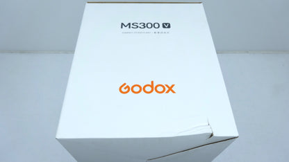 【アウトレット品】Godox MS300-V MS300V スタジオフラッシュ 300Ws GN58 110V 2.4G Bowensマウント 5600±200K 150Wモデリングランプ 日本語説明書 変換タップ クロス付