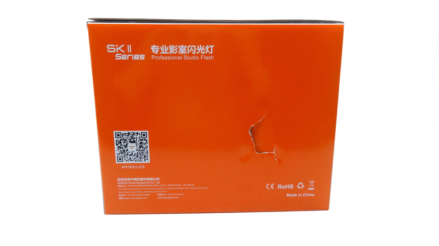 【アウトレット品】Godox SK400II スタジオストロボ フラッシュ 4Gワイヤレス Xシステム GN65 5600±200K 150W 400Ws リフレクター付き