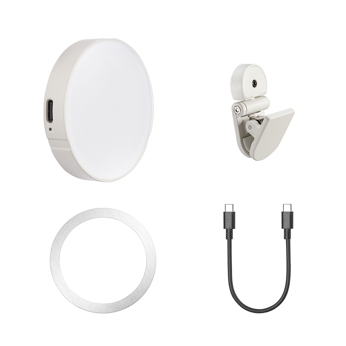 Godox LITEMONS LR15Bi Biカラー LED ビデオライト リングライト USB-C充電 コンパクト 自撮りライト