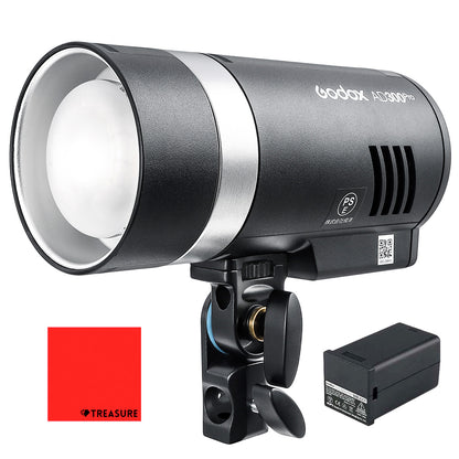 Godox AD300Pro 300W 3000-6000K LEDモデリングランプ 1/8000 HSS 2.4G フラッシュ ストロボ ライト