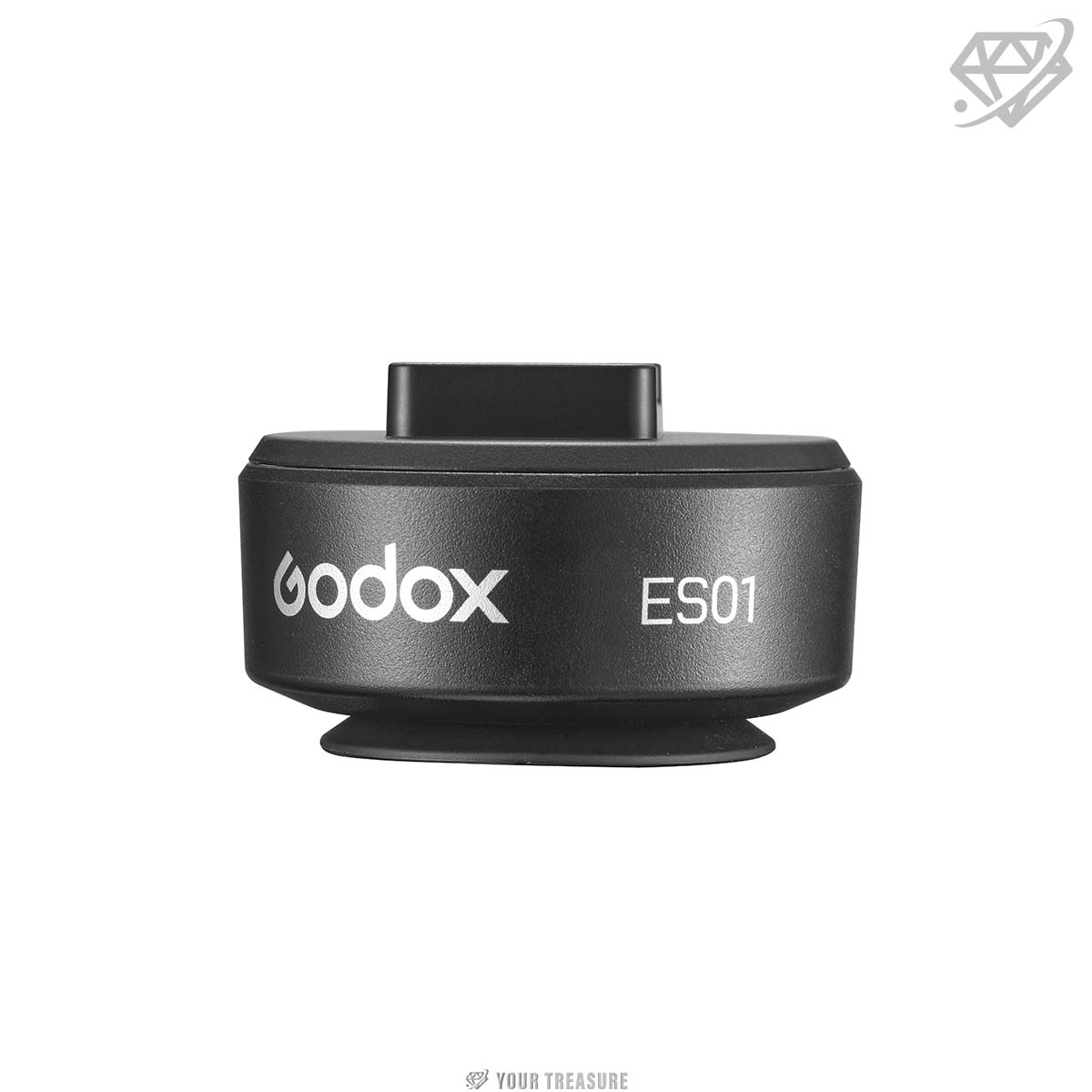 Godox ES01 電動吸盤マウント 真空吸着式 ストロボ・LEDライト対応 1/4インチネジ対応 ガラス・金属面固定 撮影アクセサリー【iT32 V480 AD300ProII対応】