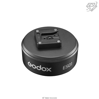 Godox ES01 電動吸盤マウント 真空吸着式 ストロボ・LEDライト対応 1/4インチネジ対応 ガラス・金属面固定 撮影アクセサリー【iT32 V480 AD300ProII対応】