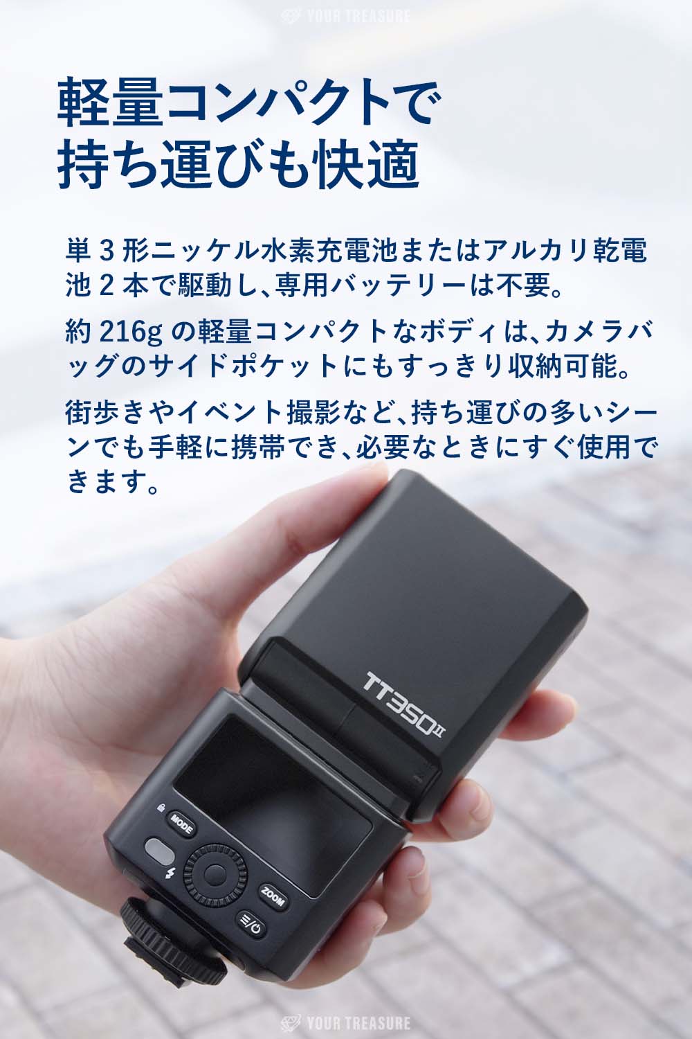 Godox TT350IIS TT350II-S ソニー用 TTL クリップオンストロボ GN36 HSS対応 カラーディスプレイ LEDモデリングライト 2.4GHzワイヤレス 小型 軽量