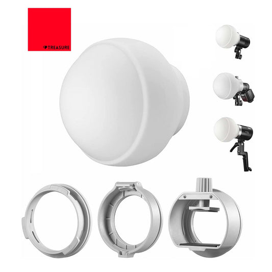 Godox ML-CD15 ソフトボックス ドーム型ディフューザー アダプター3個付き [AD300Pro, V1Pro, ML60II Bi, TT685II等対応]