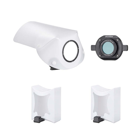Godox マクロ撮影アクセサリー 3種セット MCL-250 MCL-D MA02-DB 2.5倍 マクロコンバージョンレンズ ディフューザー 49～67mm対応 MA2関連アクセサリー