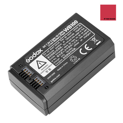 Godox WB100 2600mAh DC7.2V リチウムイオンバッテリー  [AD100Pro,V100, V1Pro 対応]