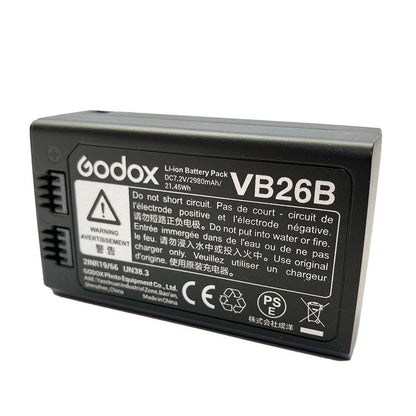 Godox VB26B V1 V860III対応 リチウム バッテリー 2980mAh 7.2V