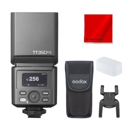 Godox TT350IIS TT350II-S ソニー用 TTL クリップオンストロボ GN36 HSS対応 カラーディスプレイ LEDモデリングライト 2.4GHzワイヤレス 小型 軽量
