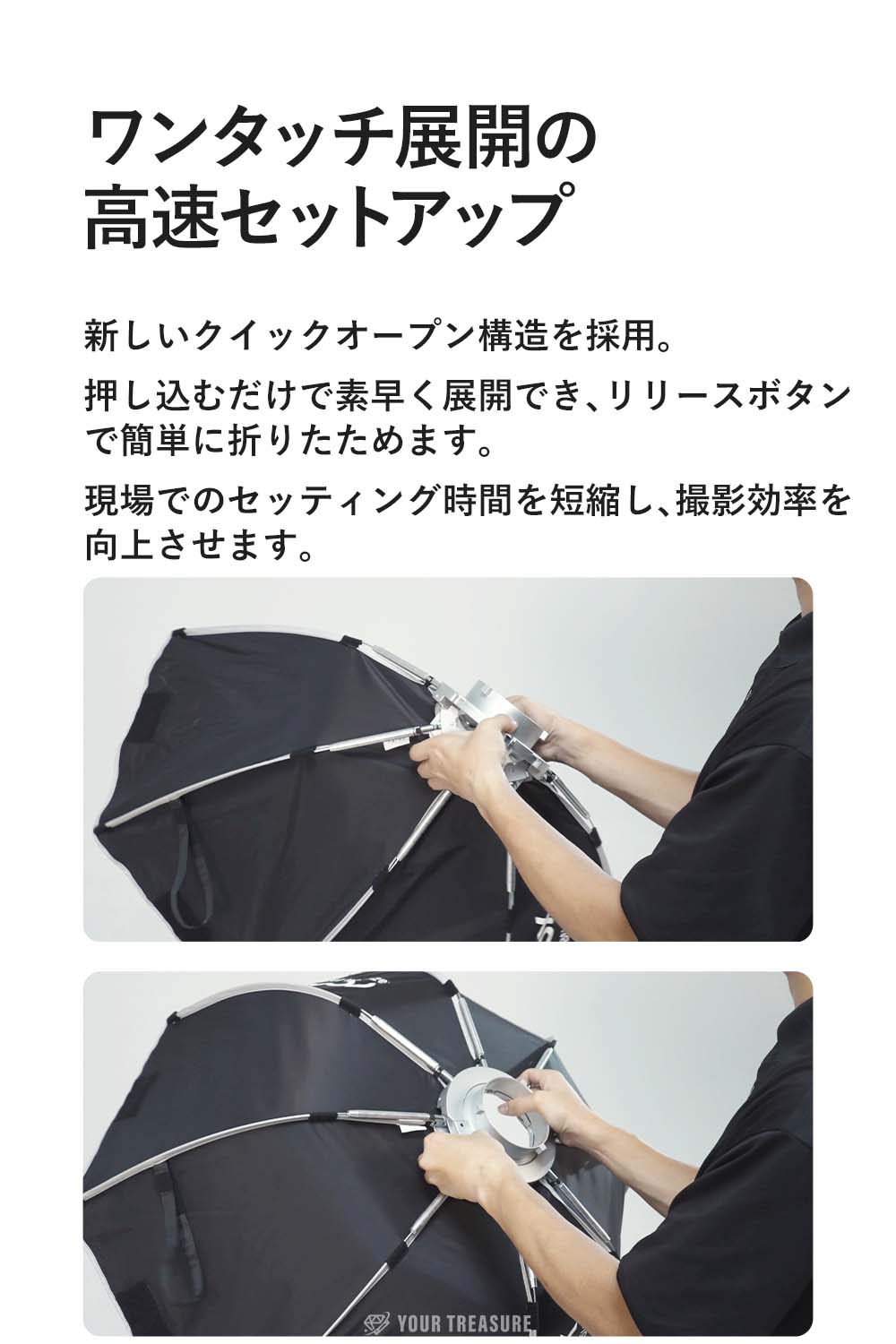 Godox EazyFlow Beauty Dish シリーズ 折りたたみ式 ビューティーディッシュ ソフトボックス Bowensマウント【65cm】