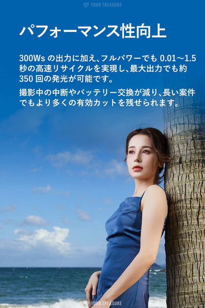 Godox AD300ProII 300W 2800-6000K 12W Biカラーランプ HSS 2.4G フラッシュ ストロボ ライト