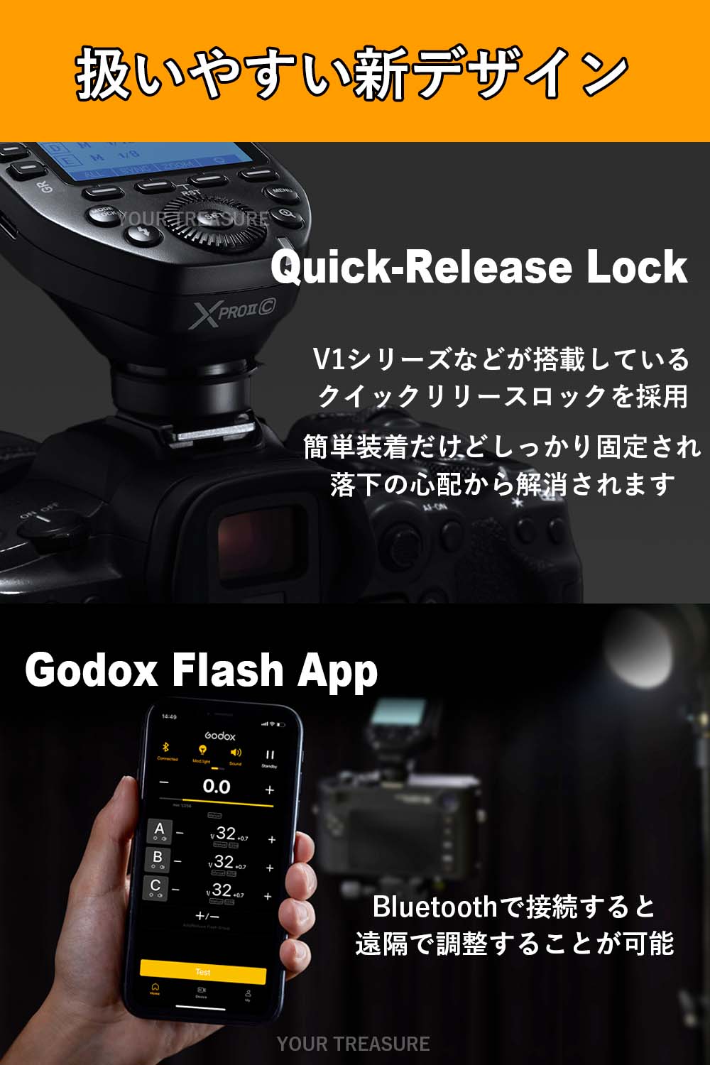 Godox XProII-F 送信機 XProII Fujifilm フジフィルム対応 フラッシュトリガー