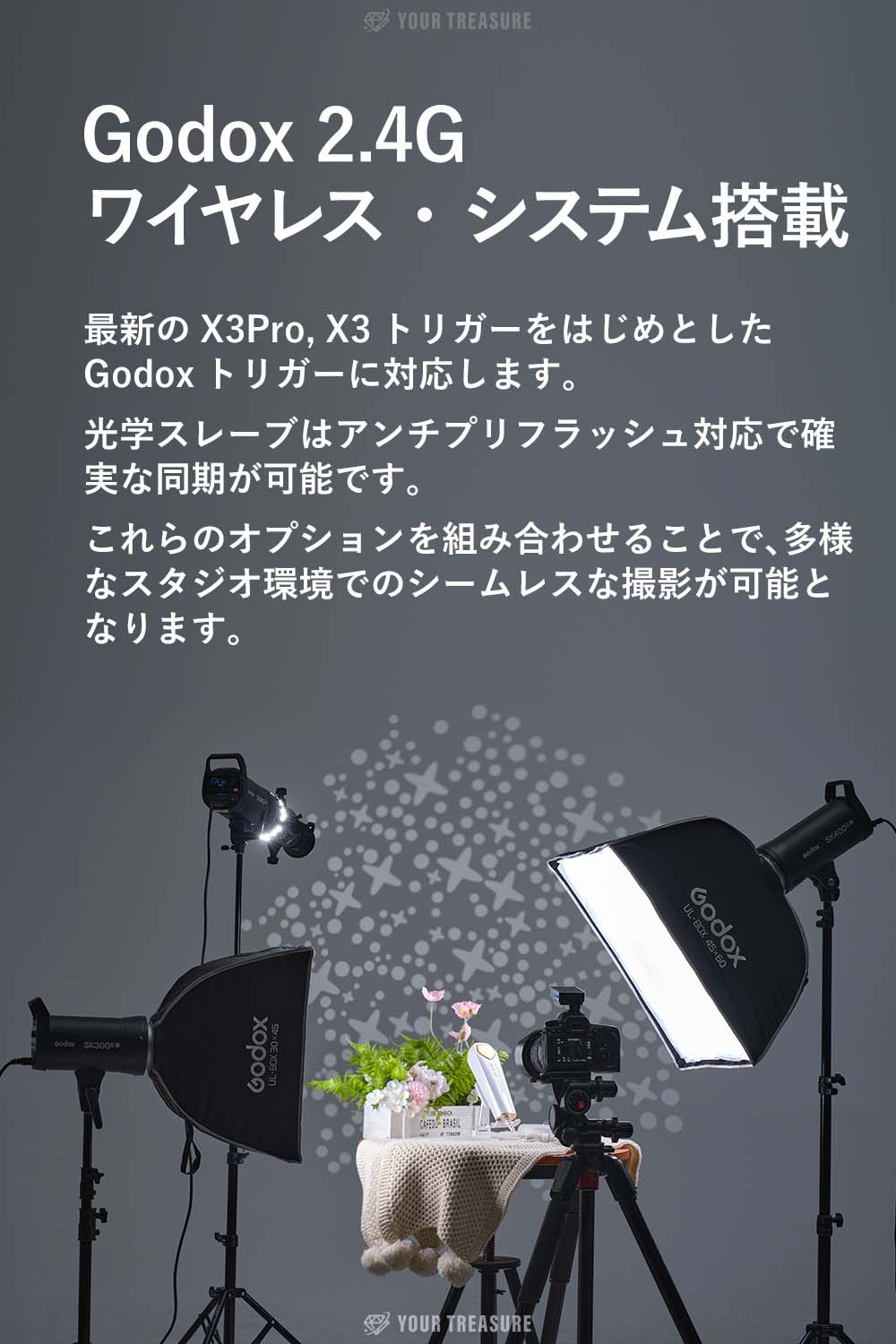 Godox SK400III-V SK400IIV スタジオフラッシュ 400Ws GN65 10W