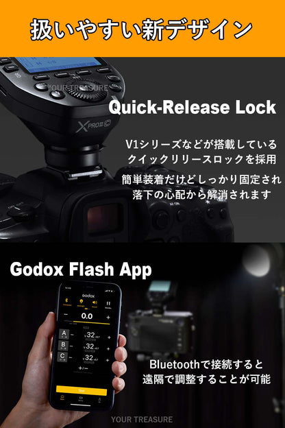 Godox XProII-C 送信機 XProIIC XProII Canon キャノン対応 フラッシュトリガー 送信機