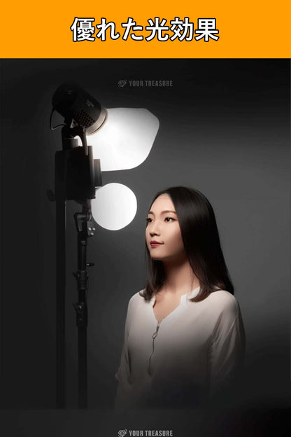 Godox ML-CD15 ソフトボックス ドーム型ディフューザー アダプター3個付き [AD300Pro, V1Pro, ML60II Bi, TT685II等対応]