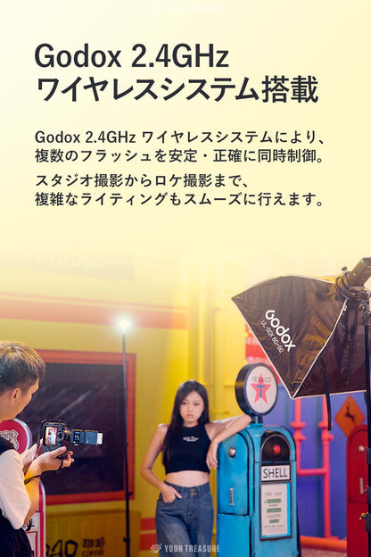 Godox iT32 iFlash カメラフラッシュ TTL HSS対応 2.4G フル発光510回