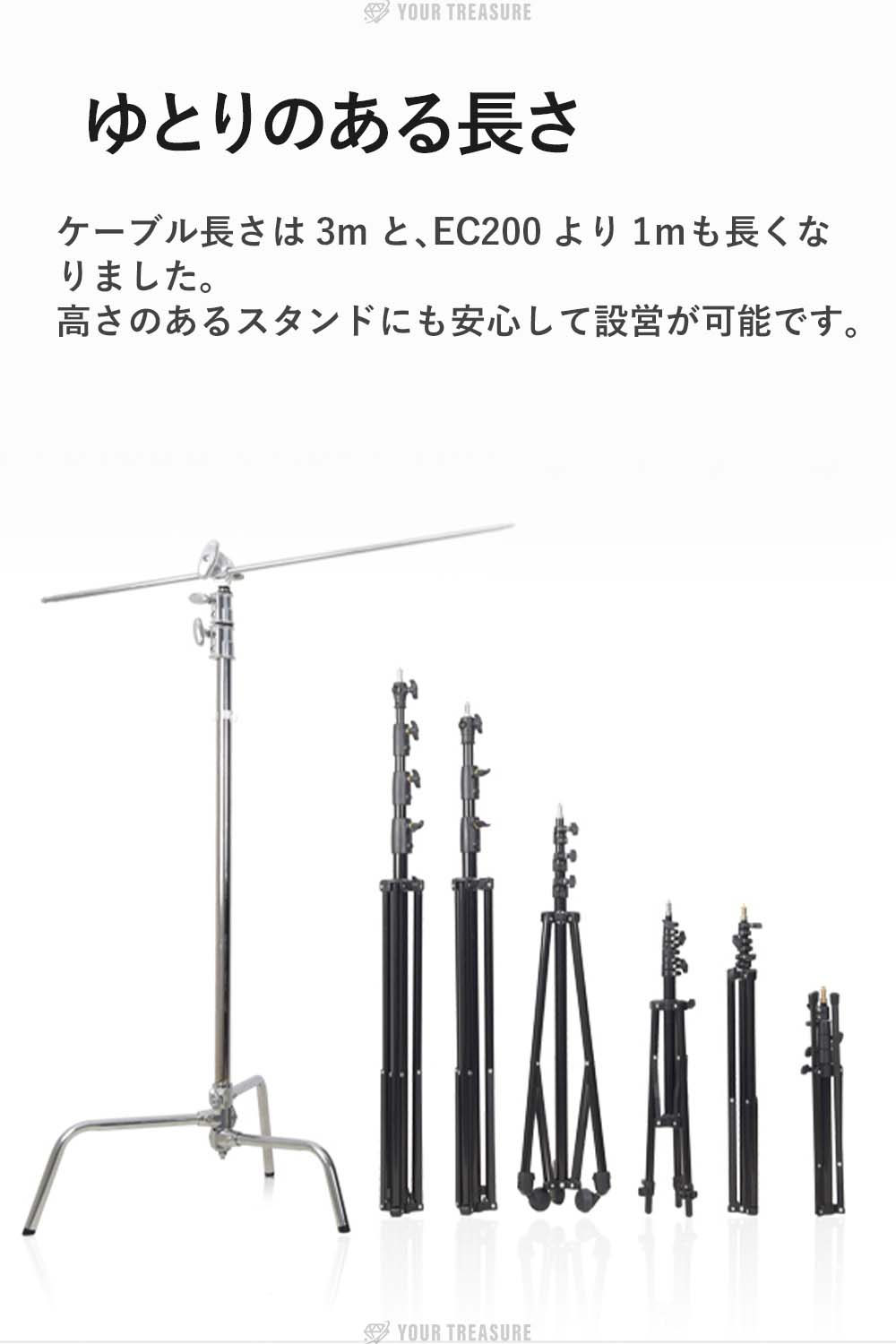 Godox EC200II EC200 後継機 延長ケーブル 3mリモート ホットシュー AD200ProII 対応