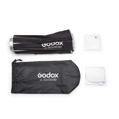 Godox ULシリーズ クイックリリース ソフトボックス Bowensマウント【UL-BOX-Octa-60 オクタゴン 60cm】