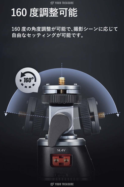 Godox BG02 バッテリーグリップ 14.4V 6600mAh 95.04Wh 1/4インターフェース 160度 DT-WB29セット