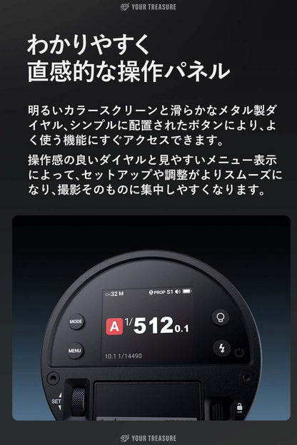 Godox AD300ProII 300W 2800-6000K 12W Biカラーランプ HSS 2.4G フラッシュ ストロボ ライト