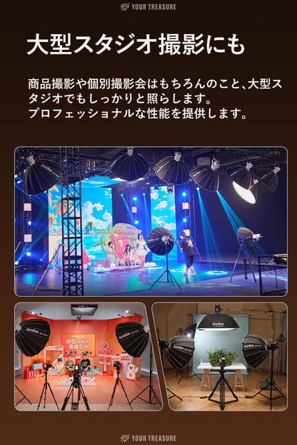 Godox LE300Bi 320W LITEMONS Bi-color LEDライト Bowensマウント 2800K~6500K