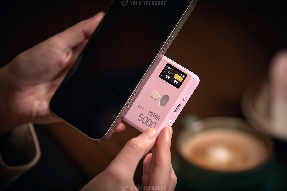 Godox MA5R フルカラー LEDライト RGBライト マグネット充電対応 CRI 95+ 1800K-10000K