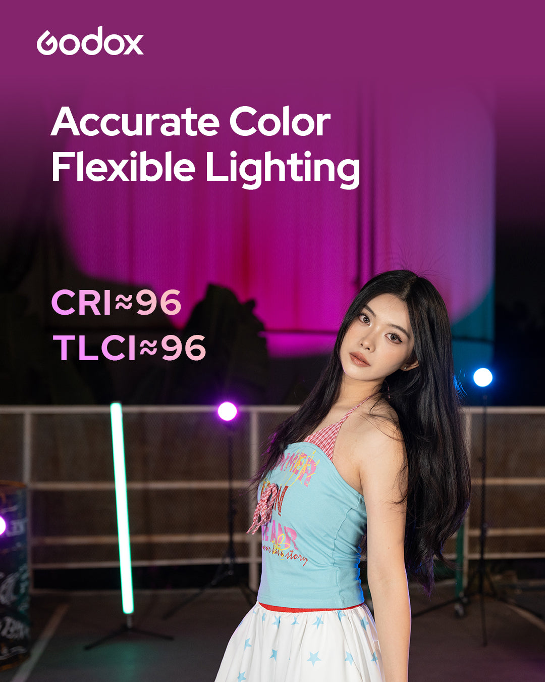 Godox ML40R LEDビデオライト RGB フルカラー 1800K-10000K バッテリー内蔵 USB-C充電