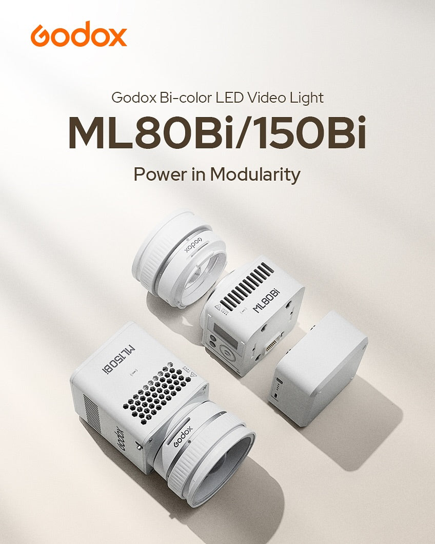 Godox ML80Bi LEDライト 80W バイカラー 小型軽量 COBライト – ユア