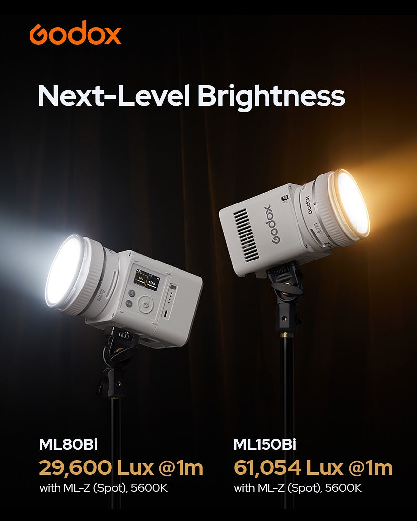 Godox ML150Bi LEDライト 150W バイカラー 小型軽量 COBライト