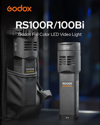 Godox RS100Bi LEDビデオライト Biカラー 2800K-6500K バッテリー内蔵