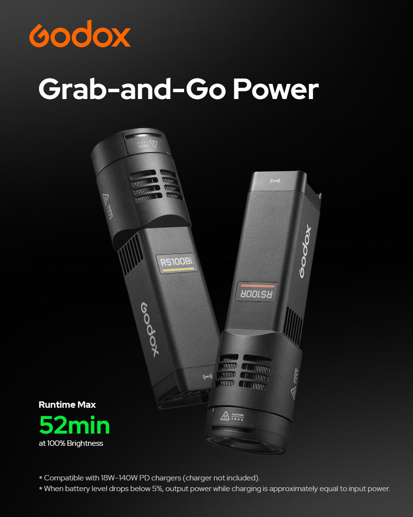 Godox RS100R LEDビデオライト RGB フルカラー バッテリー内蔵 – ユア