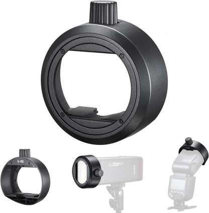 Godox S-R2 アダプターリング AK-R1対応 TT685II V860III AD200ProII ストロボアクセサリー