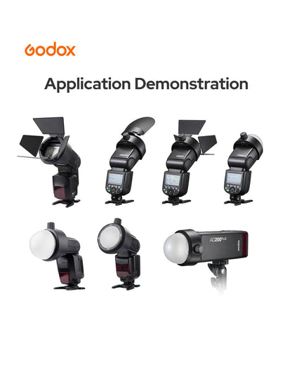 Godox S-R2 アダプターリング AK-R1対応 TT685II V860III AD200ProII ストロボアクセサリー