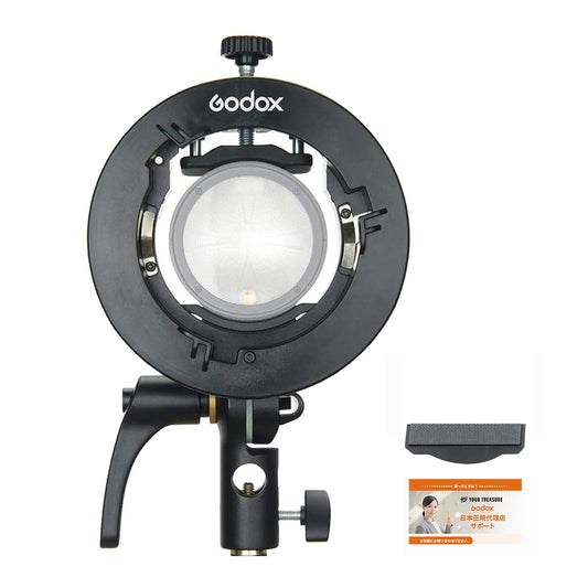 Godox S2ブラケット Bowens ボーエンズマウント 折り畳み 角度調整可能 AD100Pro AD300Pro V1 V860III対応