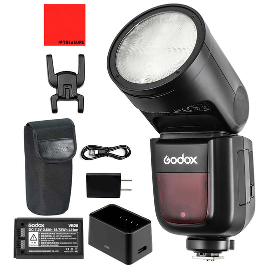 Godox V1-N 充実サポート V1N V1 Nikon対応 PSE 技適認証 フラッシュ ストロボ 76WS 2.4G TTL ラウンドヘッド 1/8000s HSS