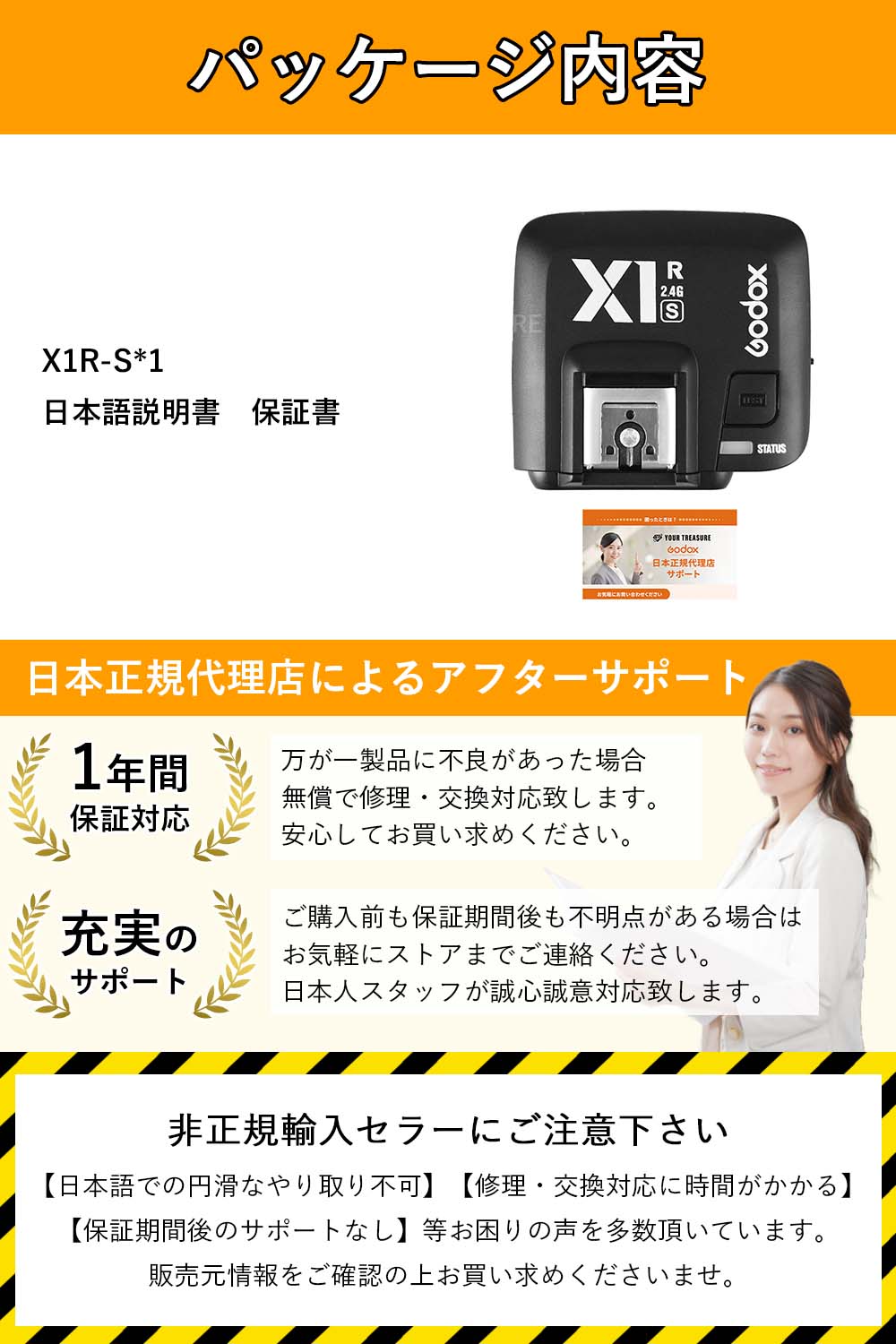 日本正規代理店 Godox X1R-S X1 ワイヤレス 受信機 レシーバー Sony