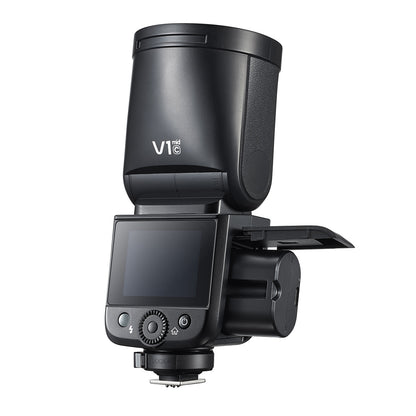 Godox V1mid-F V1 mid for Fujifilm 富士フィルム対応 ラウンドヘッド ストロボ フラッシュ 55Ws TTL HSS USB-C対応リチウムバッテリー タッチスクリーン 2Wモデリングランプ Godox Optical System