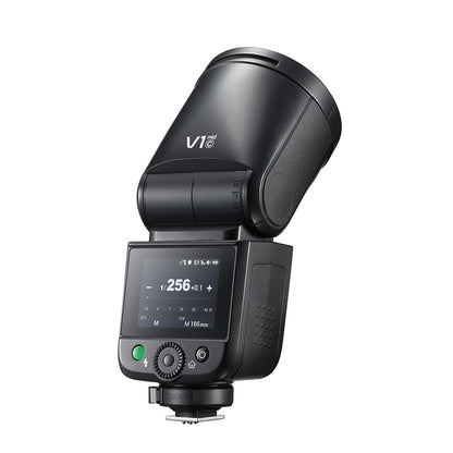 Godox V1mid-F V1 mid for Fujifilm 富士フィルム対応 ラウンドヘッド ストロボ フラッシュ 55Ws TTL HSS USB-C対応リチウムバッテリー タッチスクリーン 2Wモデリングランプ Godox Optical System