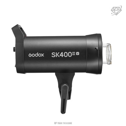Godox SK400III-V SK400IIV スタジオフラッシュ 400Ws GN65 10Wモデリングランプ 2.4Gワイヤレス Xシステム 5700±200K 日本語説明書付