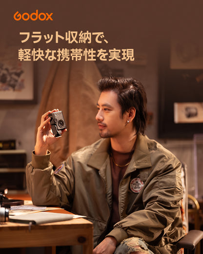 Godox Lux Junior II レトロカメラフラッシュ TTL HSS 2.4GHzワイヤレス GN18 バウンス対応