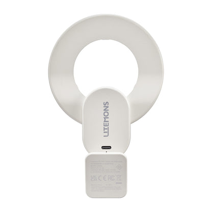 Godox LITEMONS LR30Bi Biカラー LED ビデオライト リングライト USB-C充電 コンパクト 自撮りライト