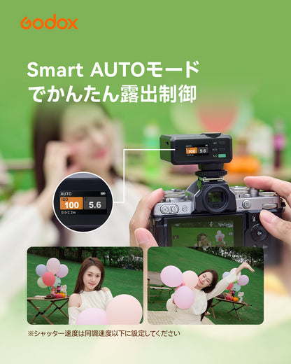 Godox iM30Pro カメラフラッシュ GN15 バウンス対応 AUTO自動調光 マニュアル発光 S1 S2 USB-C充電 シングル接点